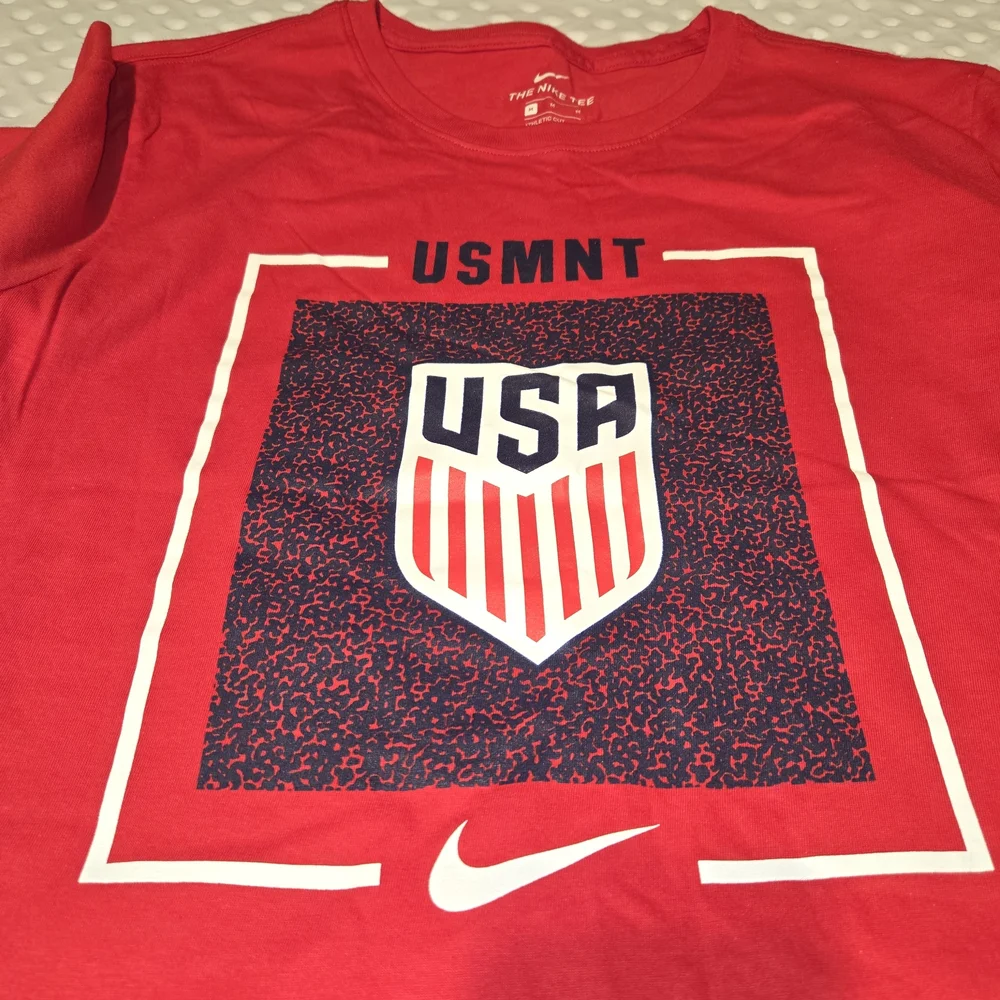 Nike Red USMNT Short Sleeve‎ Tee